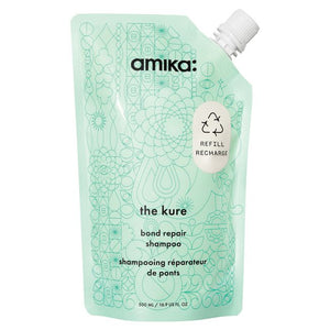 Amika The Kure Bond Repair Shampoo Litre 500ml Refill Bag