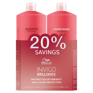 WELLA INVIGO Brilliance Shampoo & Conditioner LTR Duo