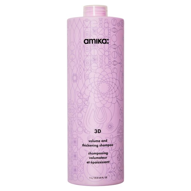 Amika 3D Volume & Thickening Shampoo Litre - Beauty Supply Outlet