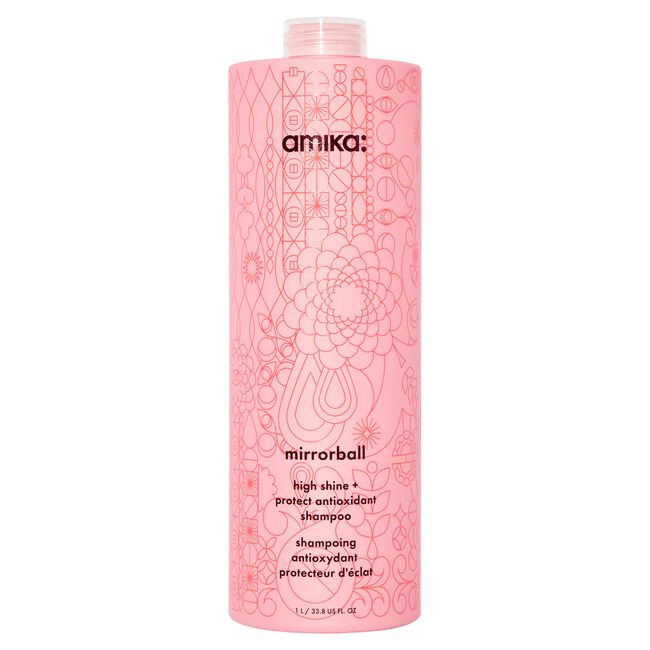 Amika Mirrorball High Shine + Protect Antioxidant Shampoo Litre ...