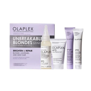 OLAPLEX Unbreakable Blondes Mini Starter Kit with No. O, 3, 4P and 8