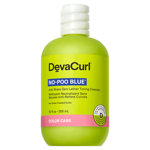 DevaCurl No-Poo Blue Anti- brass toning shampoo 355ml