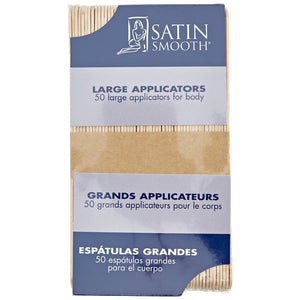 Satin Smooth Wood Wax Large Applicator for Body 50 Per Pack