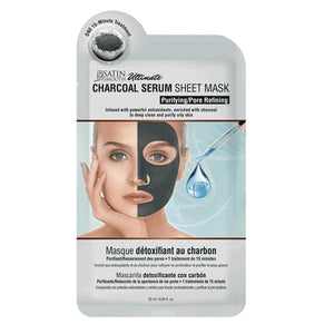 Satin Smooth Charcoal Serum Face Mask Single Use